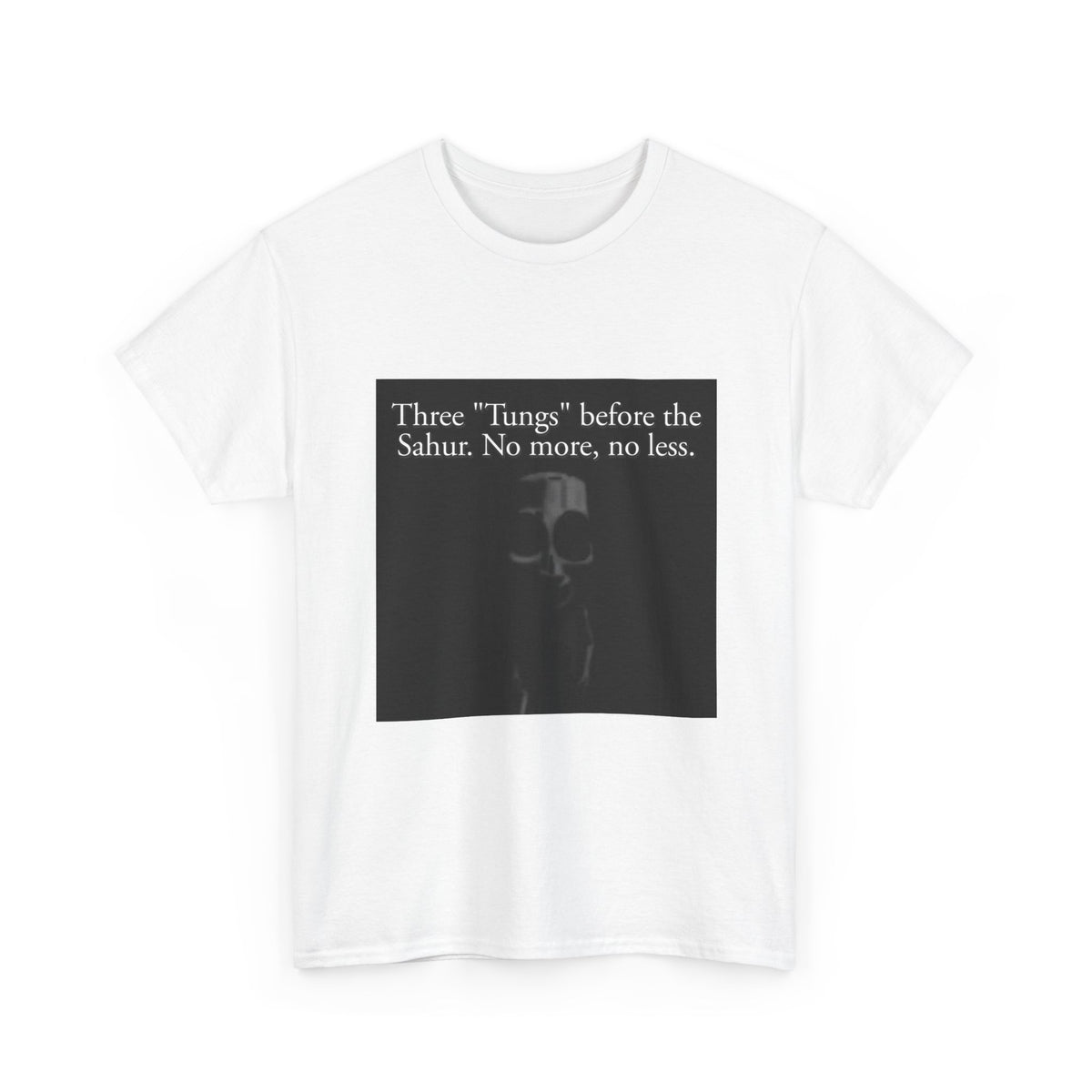 Ominous Tung Tung Sahur Graphic T-shirt, Analog Horror, Triple T Legacy
