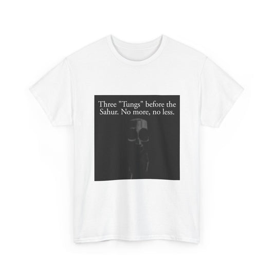 Ominous Tung Tung Sahur Graphic T-shirt, Analog Horror, Triple T Legacy