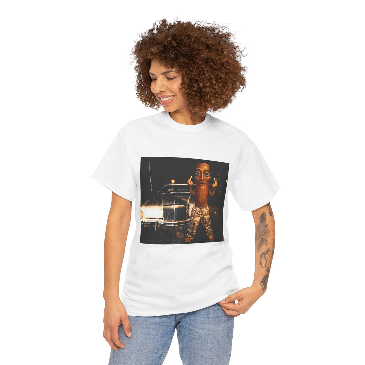 Badass Tung Tung Sahur Unisex T-shirt, Triple T Album Cover Graphic Tee