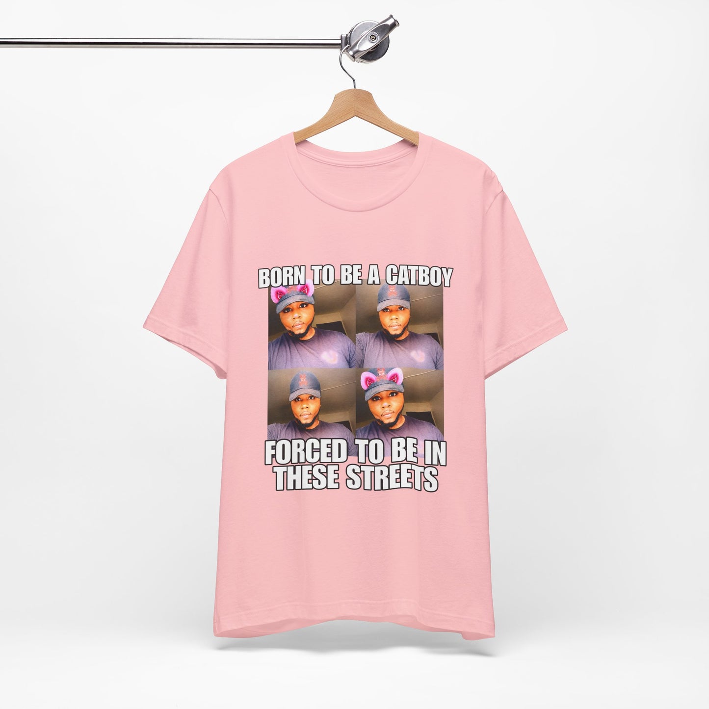Depressed Catboy Graphic T-shirt, Hood Irony Memes, Sad Shirts