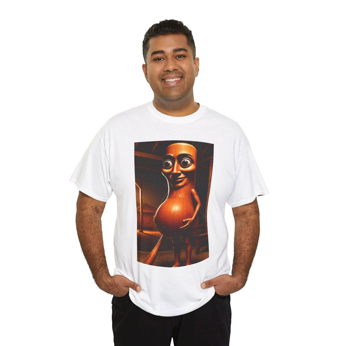 Pregnant Tung Tung Sahur T-shirt, Solidarity with Expecting Mothers, Unisex Graphic Tee