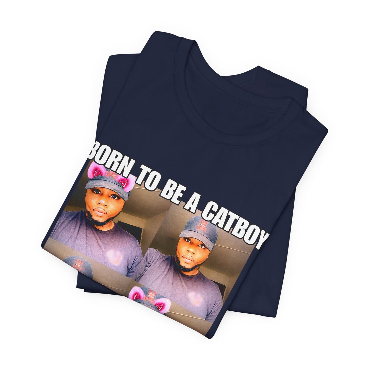 Depressed Catboy Graphic T-shirt, Hood Irony Memes, Sad Shirts