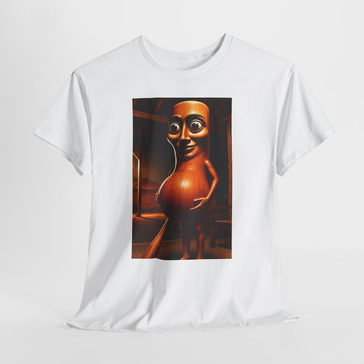 Pregnant Tung Tung Sahur T-shirt, Solidarity with Expecting Mothers, Unisex Graphic Tee