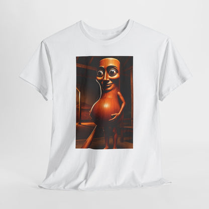 Pregnant Tung Tung Sahur T-shirt, Solidarity with Expecting Mothers, Unisex Graphic Tee