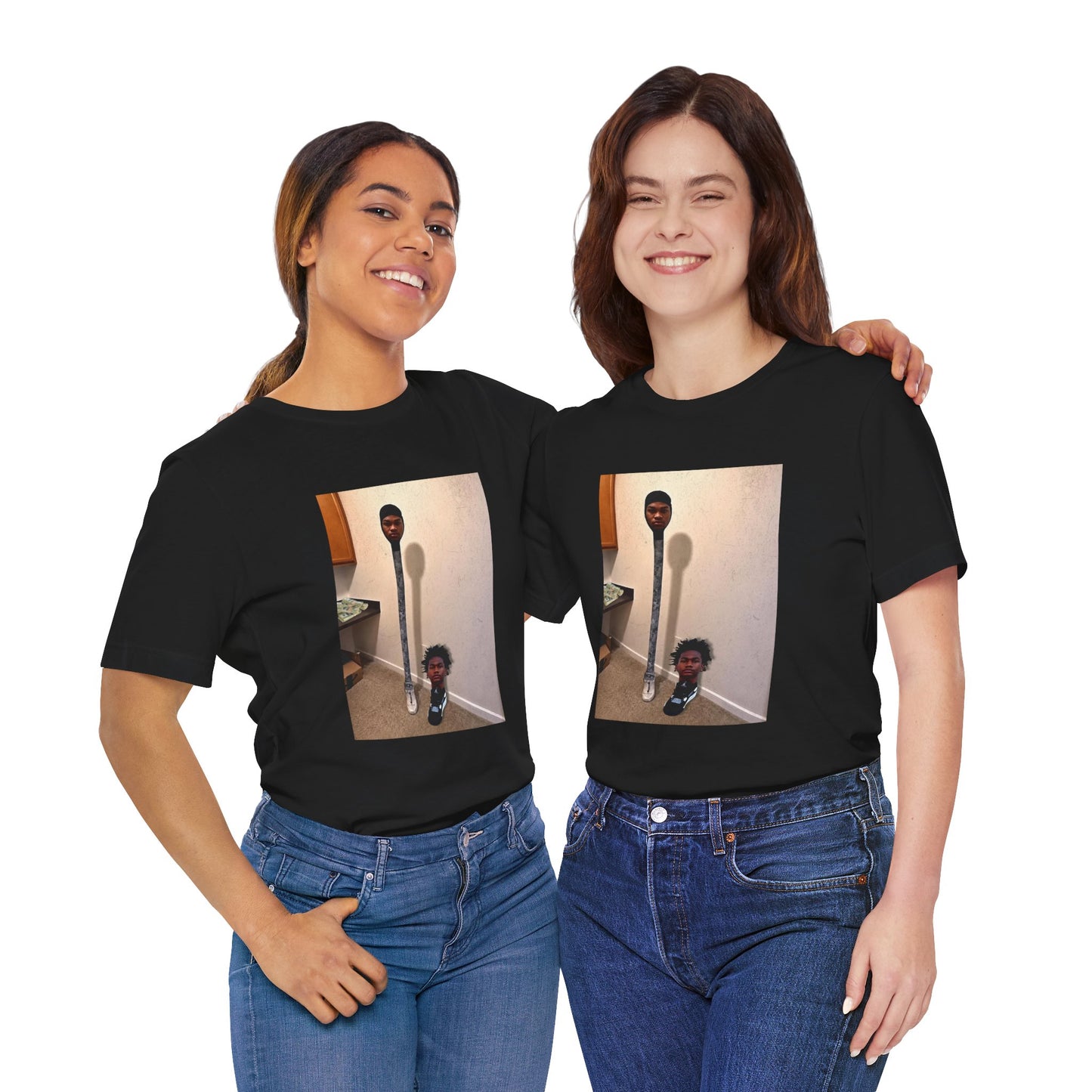 Tweedle Dum and Dee T-shirt, Posted Up, Hood Irony Unisex Graphic Tee