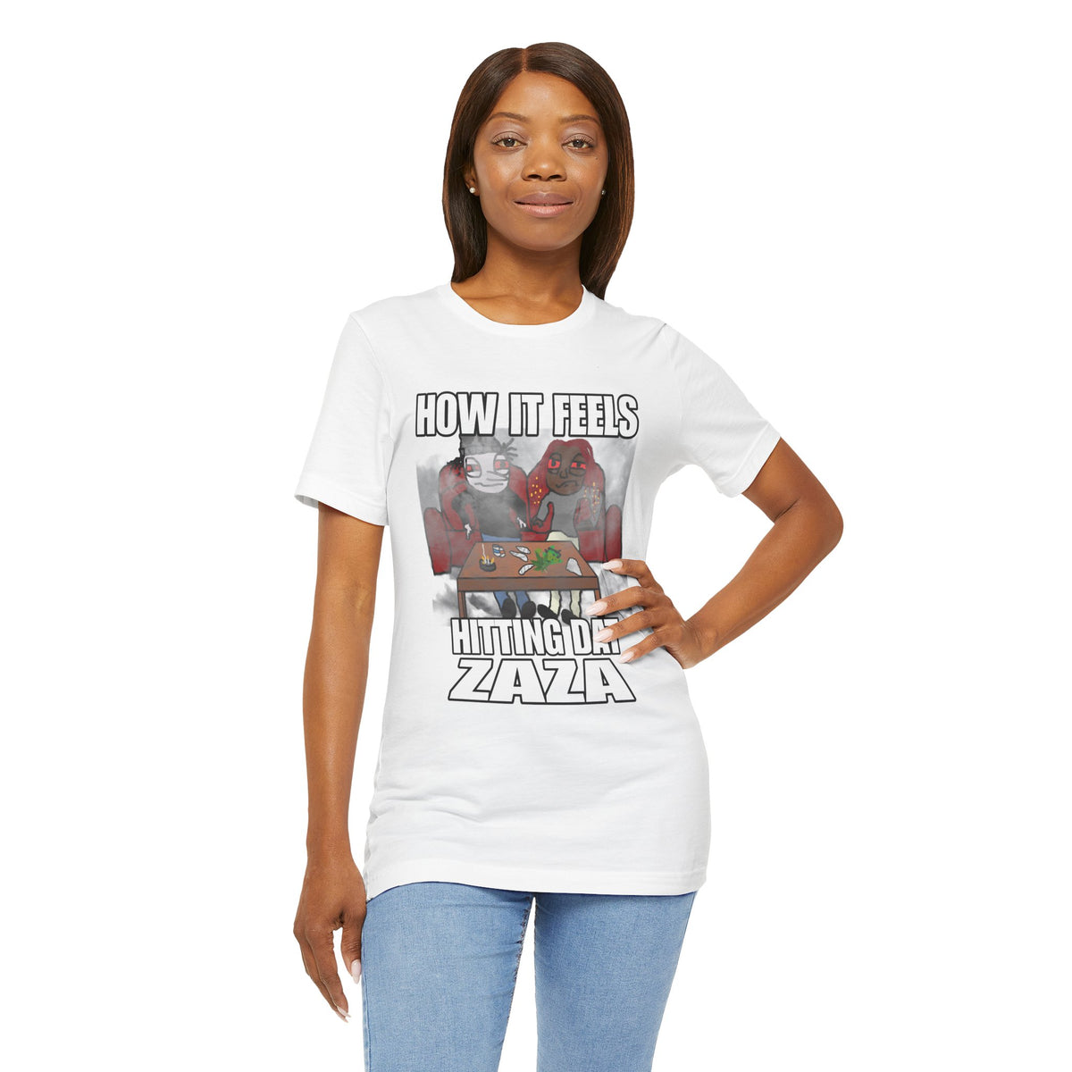 How it Feels Hitting Dat Zaza T-shirt, Ironic Smoking Meme Shirt