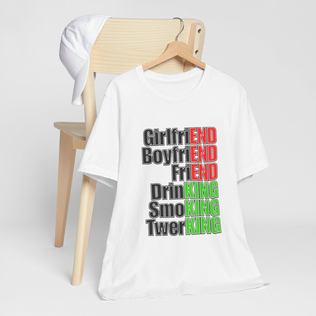 Girlfriend vs Twerking - You Decide, Terrible Ironic Unisex Graphic Tee