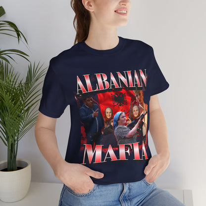 Albanian Mafia Patriotic T-shirt, Balkan Pride Unisex Graphic Tee