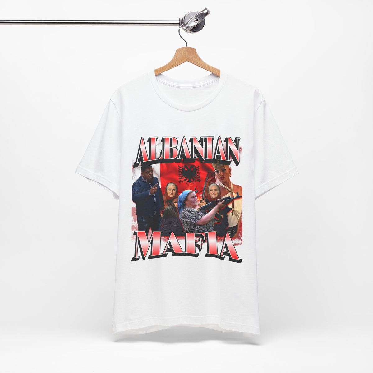 Albanian Mafia Patriotic T-shirt, Balkan Pride Unisex Graphic Tee