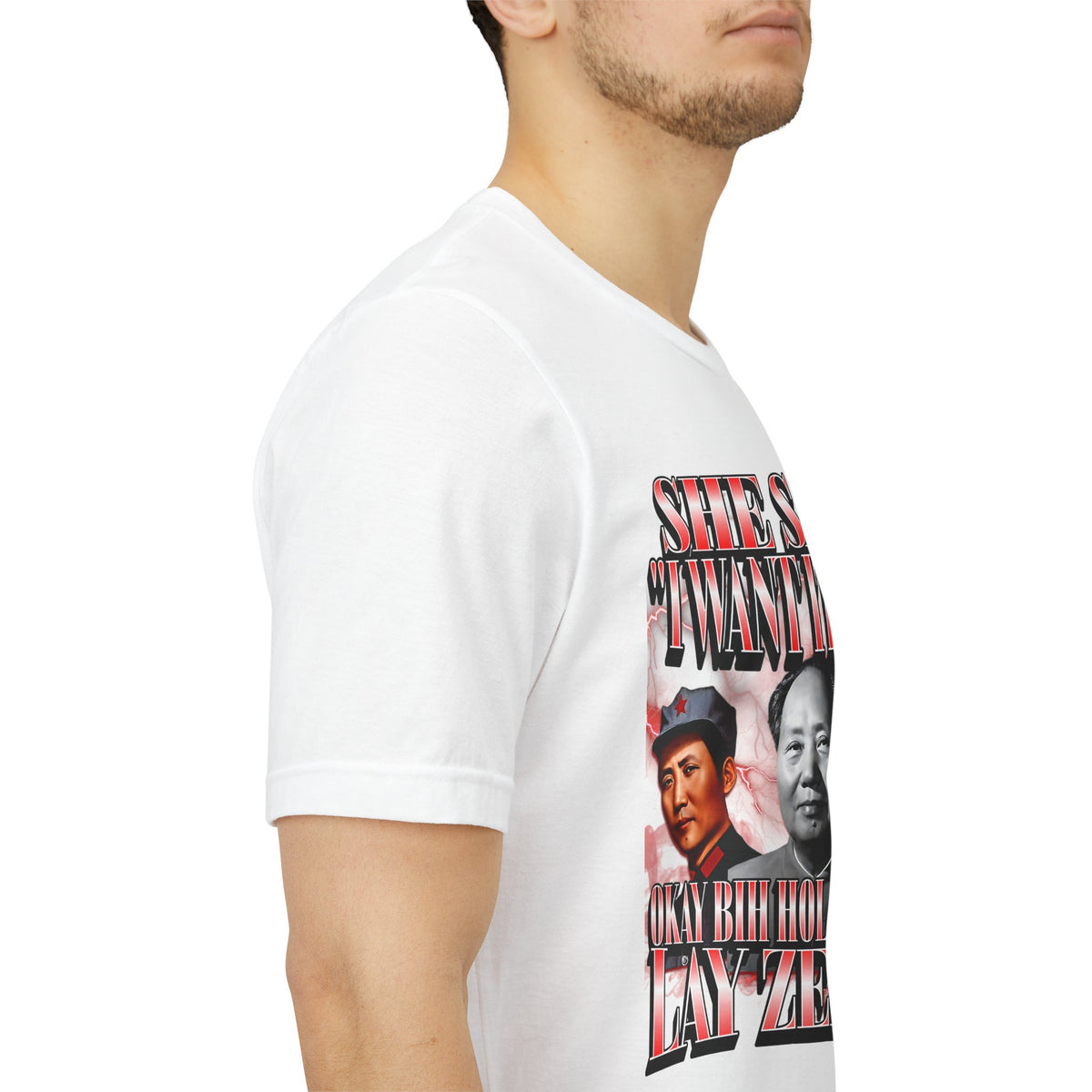 Badass Mao Zedong T-shirt, Red Sun in the Sky; Rising Dong in my Flies, Unisex Graphic Tee