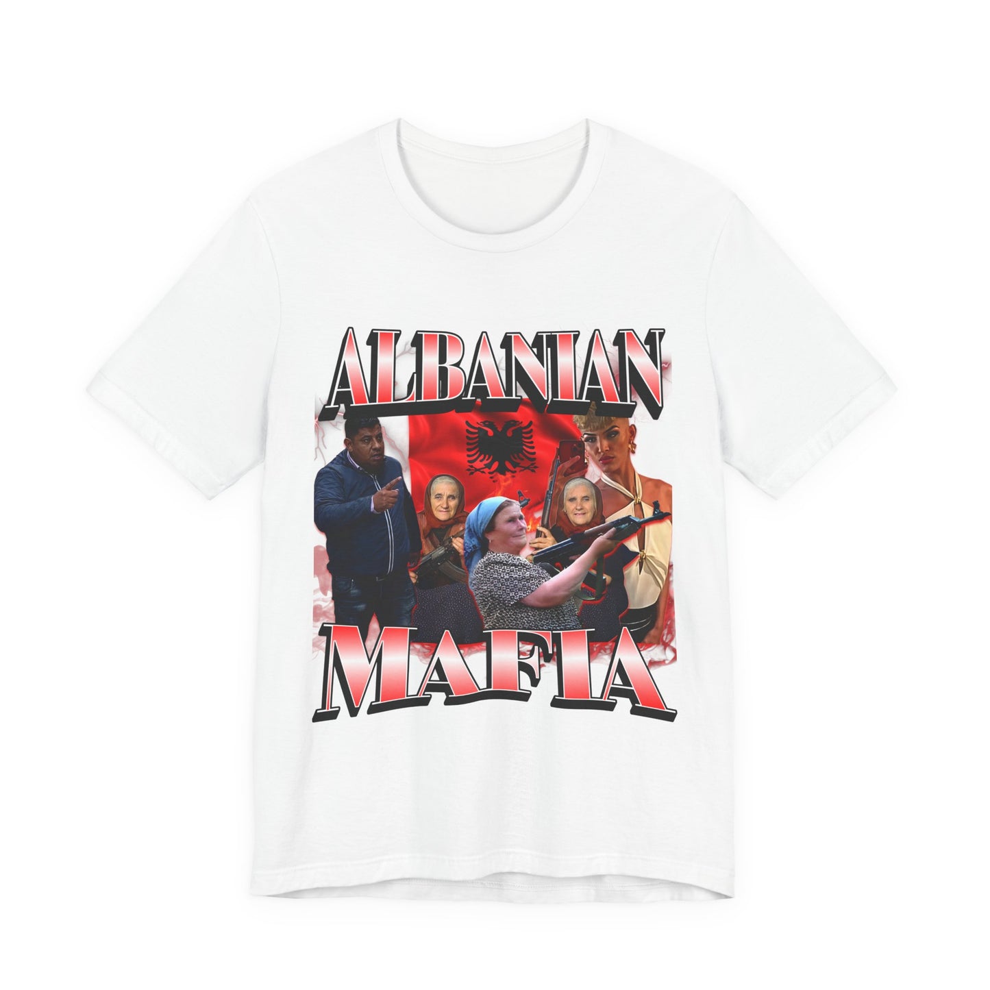 Albanian Mafia Patriotic T-shirt, Balkan Pride Unisex Graphic Tee