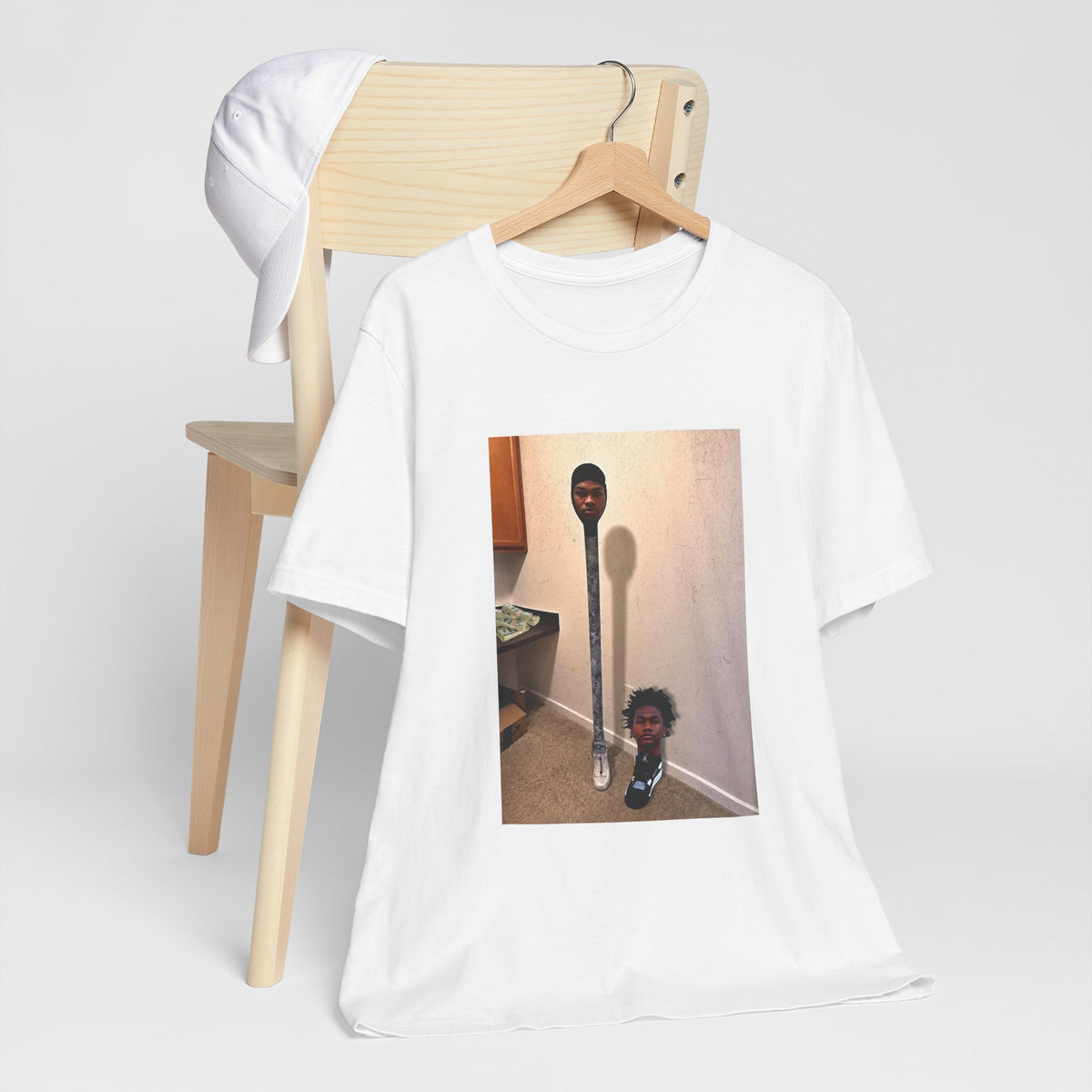 Tweedle Dum and Dee T-shirt, Posted Up, Hood Irony Unisex Graphic Tee