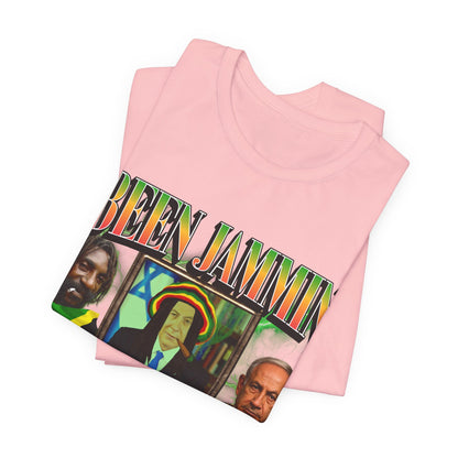 Been Jammin Netanyahu Meme T-Shirt, Benjamin Netanyahu Judeo-Rastafarian Graphic Tee