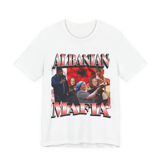Albanian Mafia Patriotic T-shirt, Balkan Pride Unisex Graphic Tee