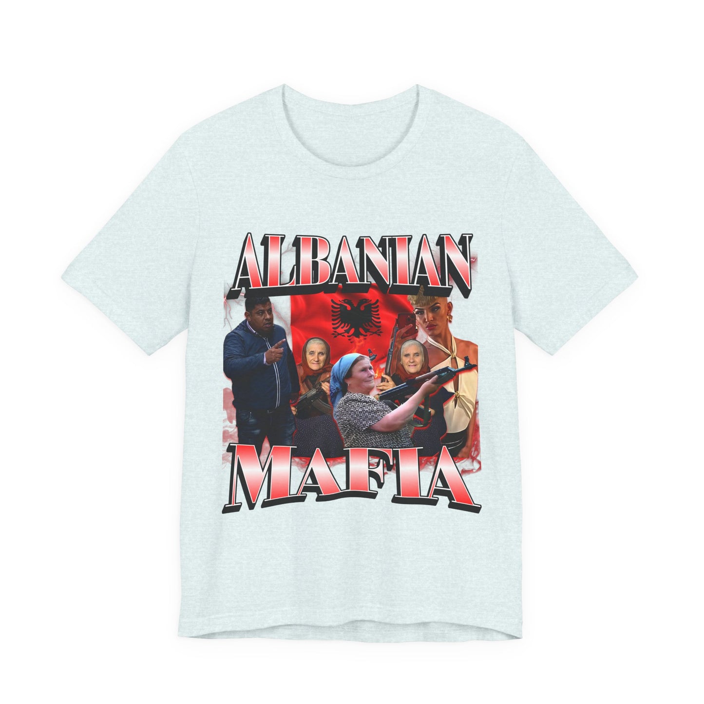 Albanian Mafia Patriotic T-shirt, Balkan Pride Unisex Graphic Tee