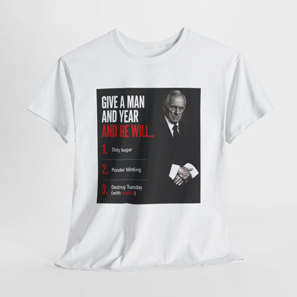 Alpha Male Inspiration Unisex Graphic T-shirt, Ponder Blinking Sigmas