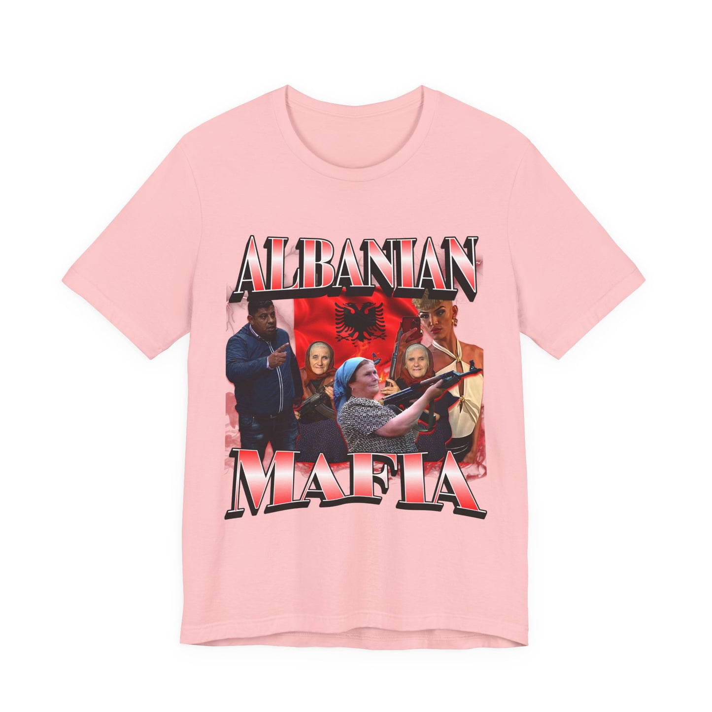 Albanian Mafia Patriotic T-shirt, Balkan Pride Unisex Graphic Tee