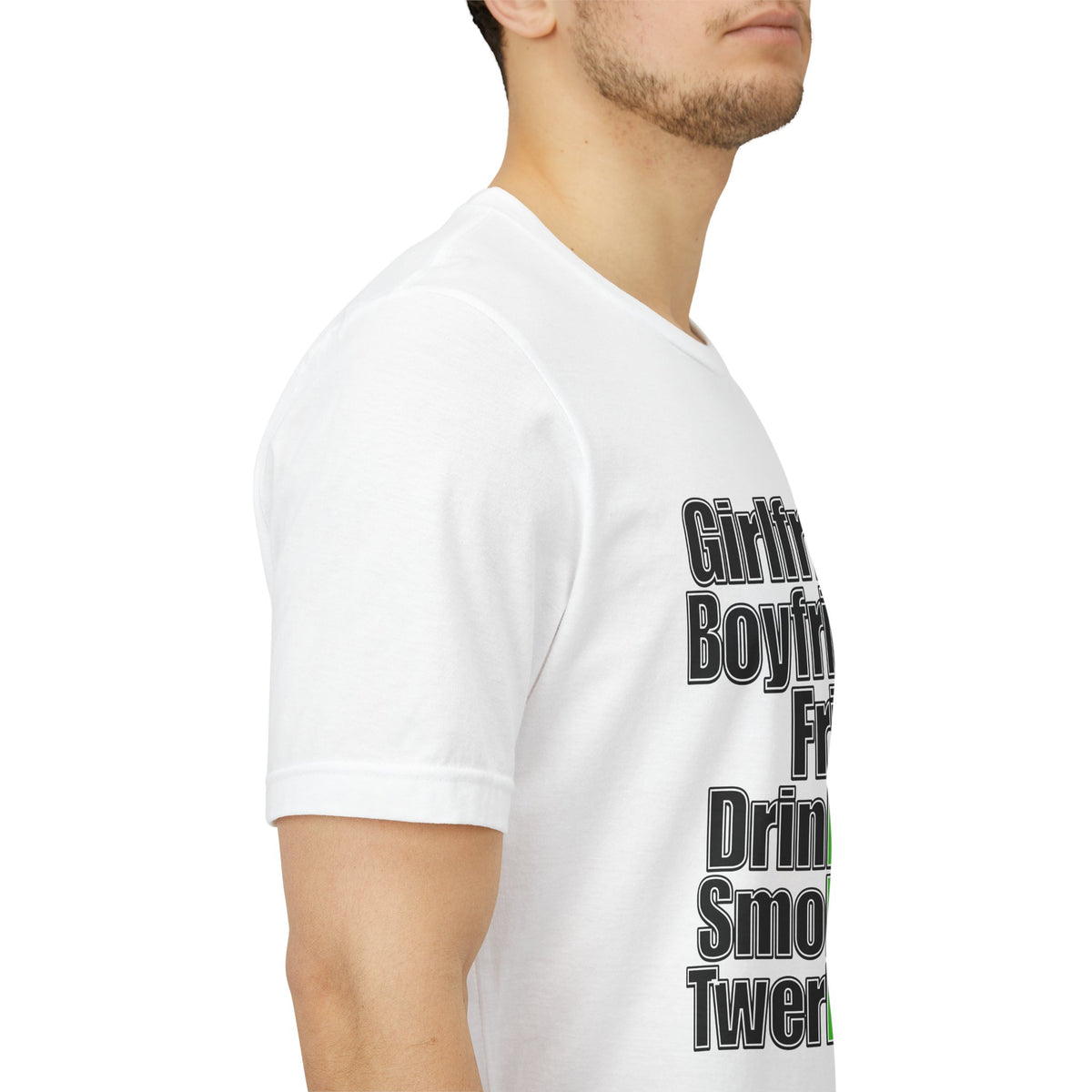 Girlfriend vs Twerking - You Decide, Terrible Ironic Unisex Graphic Tee