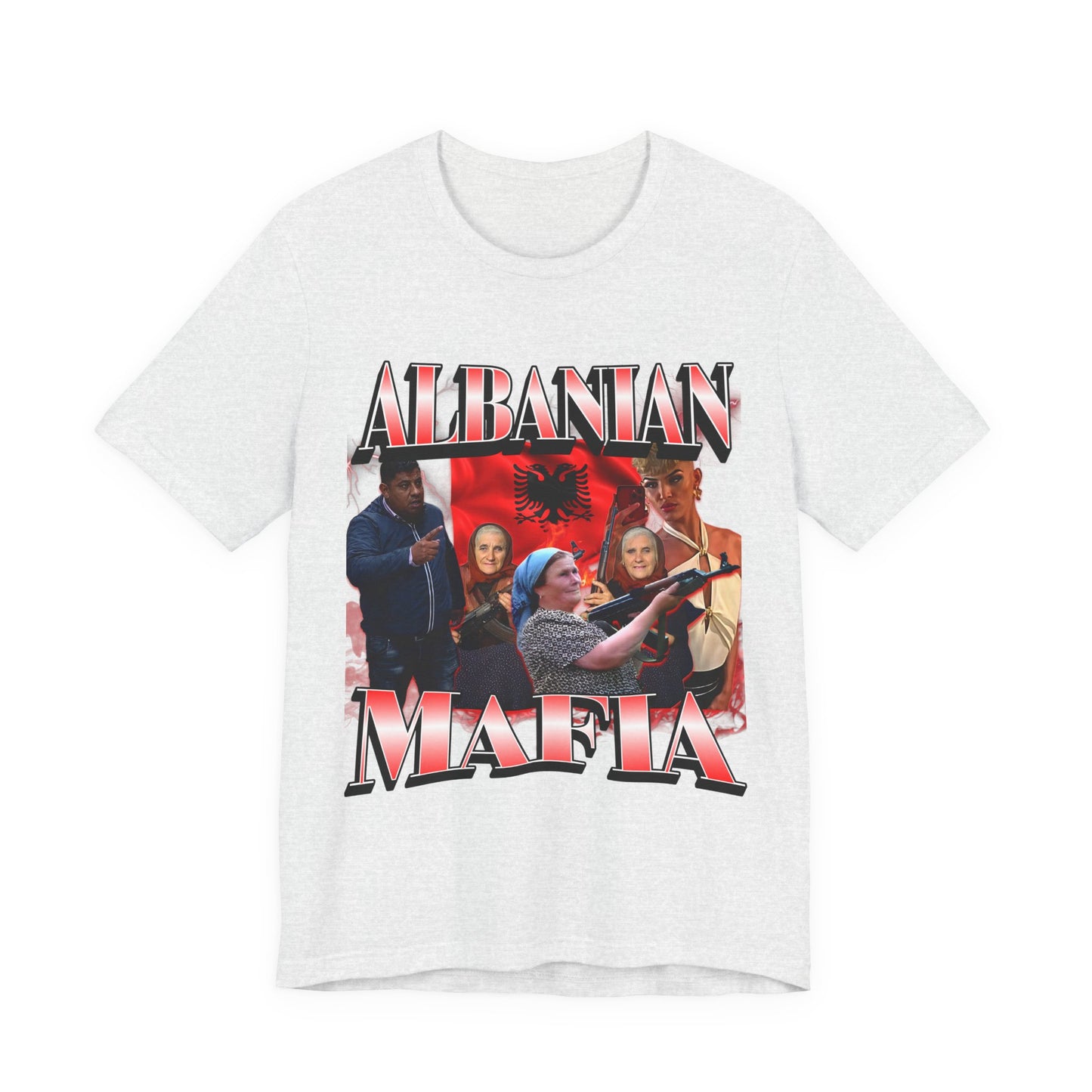 Albanian Mafia Patriotic T-shirt, Balkan Pride Unisex Graphic Tee