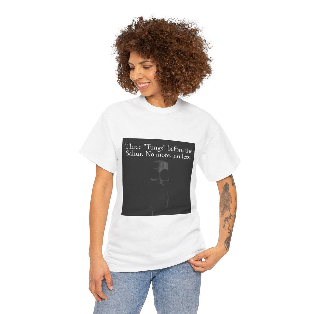 Ominous Tung Tung Sahur Graphic T-shirt, Analog Horror, Triple T Legacy