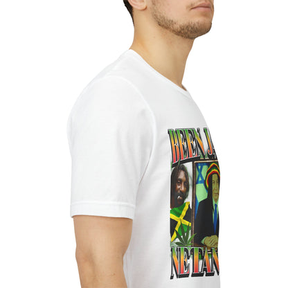 Been Jammin Netanyahu Meme T-Shirt, Benjamin Netanyahu Judeo-Rastafarian Graphic Tee