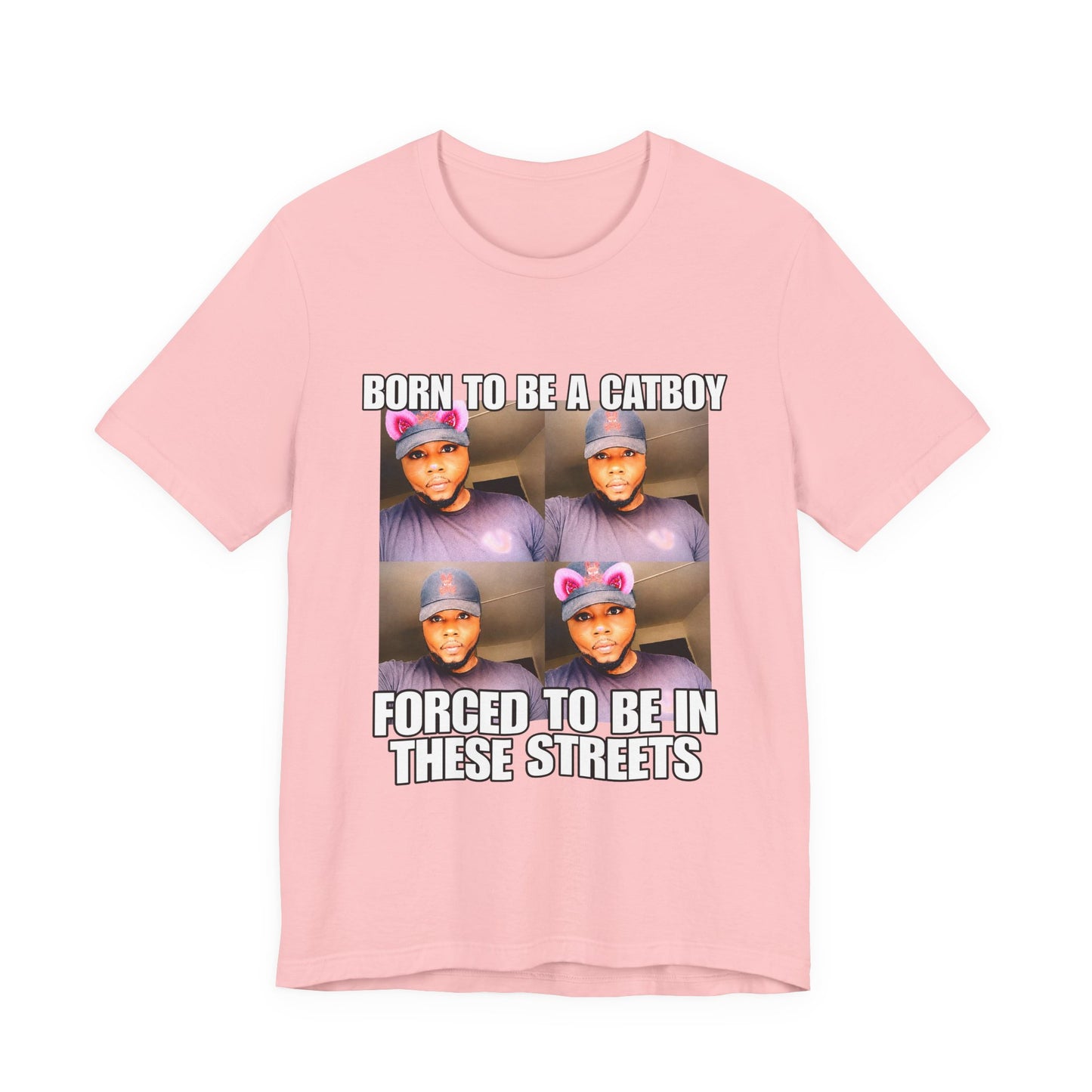 Depressed Catboy Graphic T-shirt, Hood Irony Memes, Sad Shirts