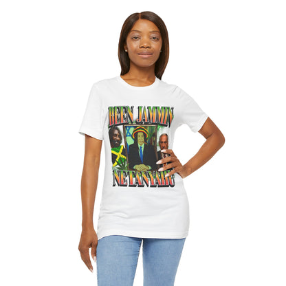 Been Jammin Netanyahu Meme T-Shirt, Benjamin Netanyahu Judeo-Rastafarian Graphic Tee